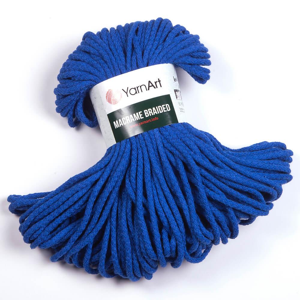 Шнур Macrame Braided 5 мм 250 г Синій №772