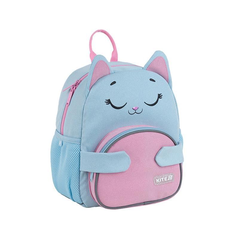 Рюкзак детский KITE Kids Sleepy Cat 30x23x12 см 8,5 л Голубой (K25-2727XS-2)