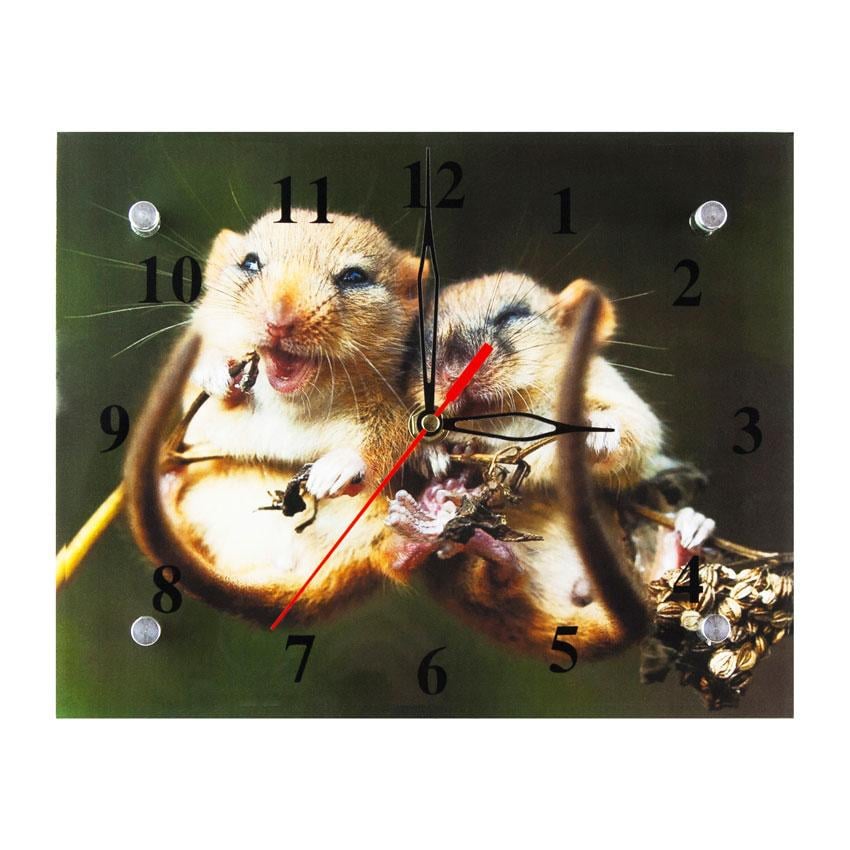 Часы настенные Мышата 21х26х5 см (21333)