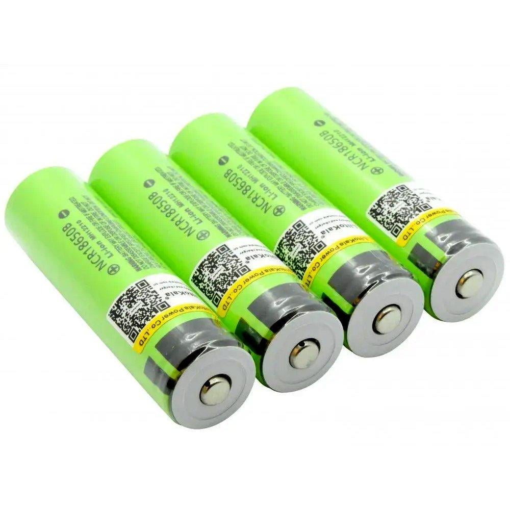 Акумулятори Liitokala 18650 3,7V Li-ion 3400 mAh з опуклим контактом плюс для павербанків/ліхтарів (14277955) - фото 8