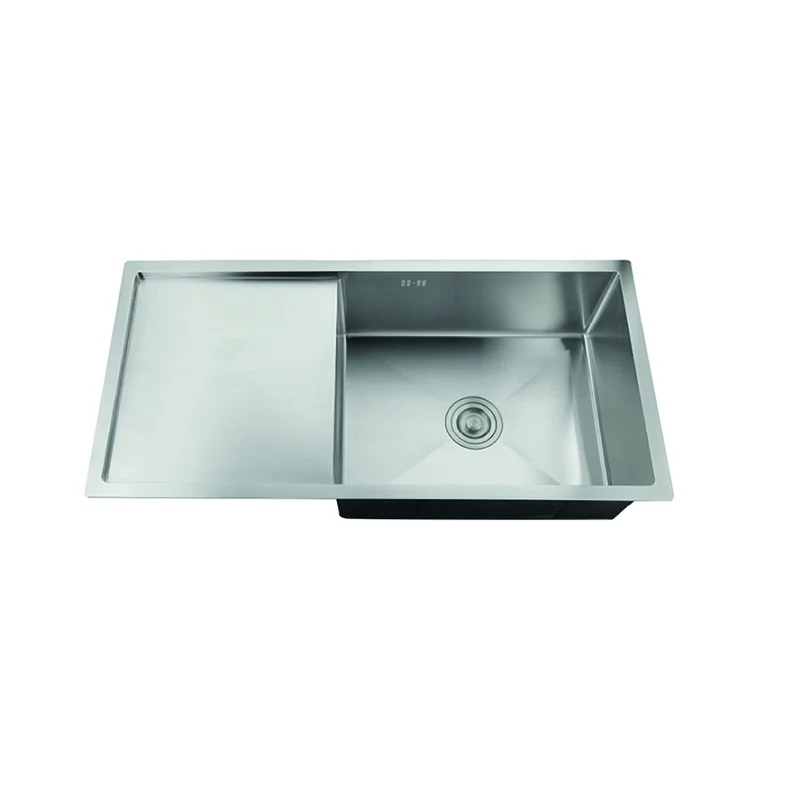 Мойка кухонная Zerix ZH7844S-215 3.0/1.0 прямоугольная с сушилкой для посуды Satin (ZM5564)