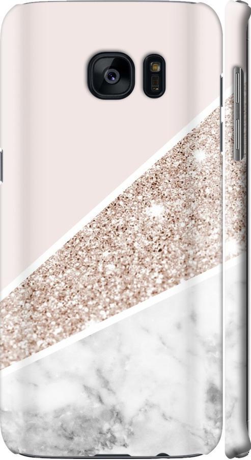 Чехол на Samsung Galaxy S7 Edge G935F Пастельный мрамор (4342m-257-42517)