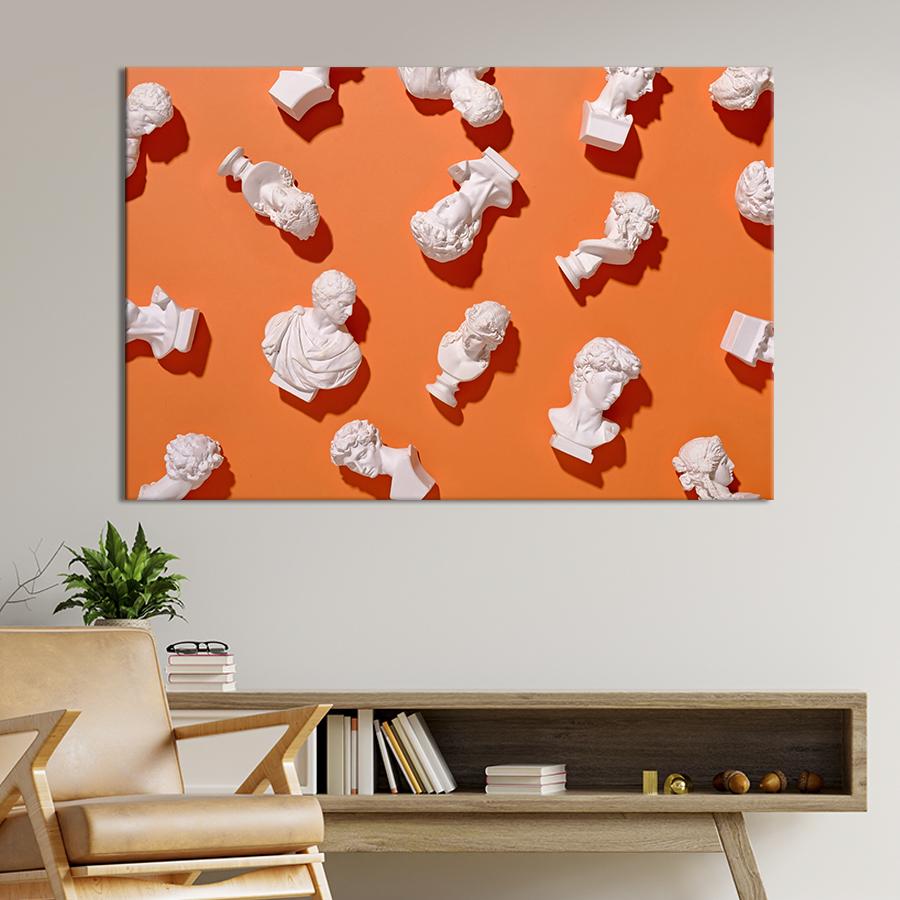 Настенний декор Бюсты античных богов 80x54 см (2019-1)