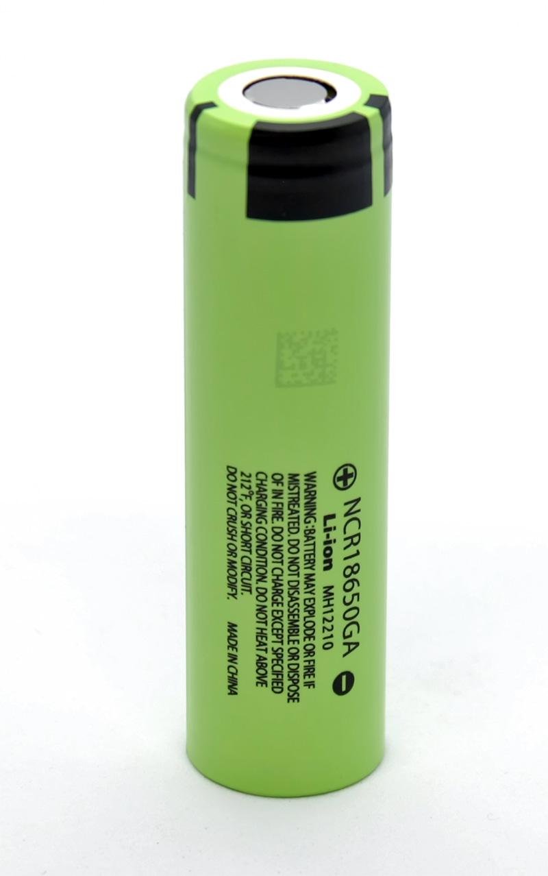 Аккумулятор литий-ионный Panasonic NCR18650GA 18650 3500 mAh 10A 4,2/3,6/2,5V Green (25994231)