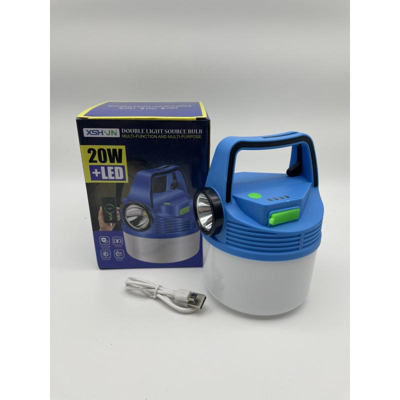 Фонарь подвесной LED с крючком для кемпинга и аккумулятором (JN-2202)