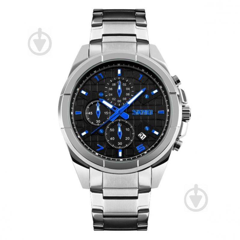 Часы Skmei 9109 Silver Black Dail BOX (9109BOXSBK)