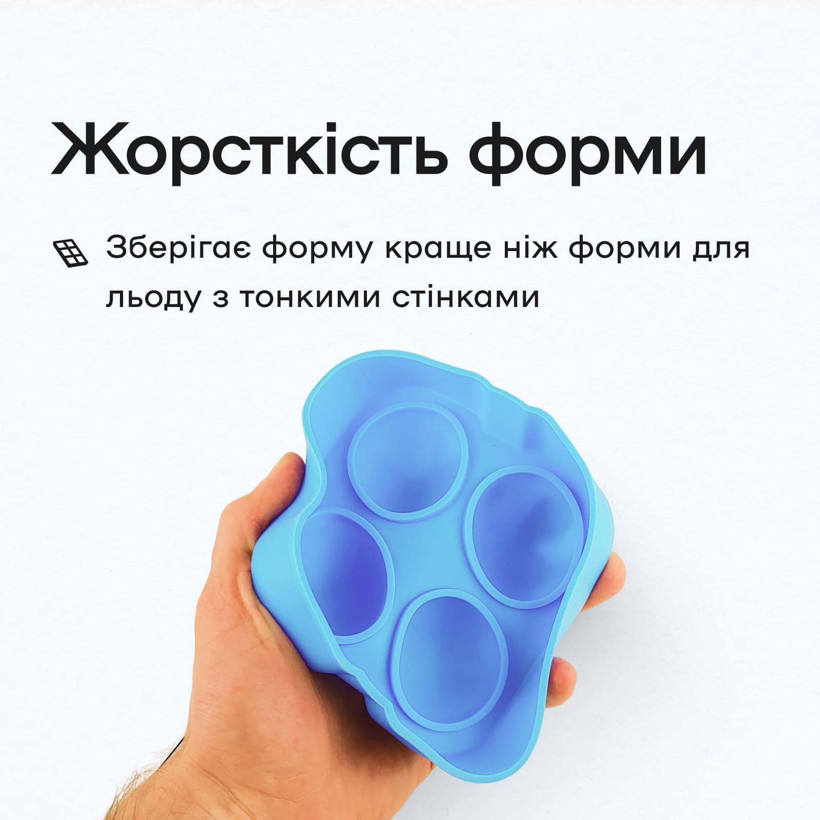 Форма для льда с крышкой Olin&Olin 4 сферы d 4,5 см Голубой (8828-XL-4-SkyBlue) - фото 6 Форма для льда с крышкой Olin&Olin 4 сферы d 4,5 см Голубой (8828-XL-4-SkyBlue) - фото 6