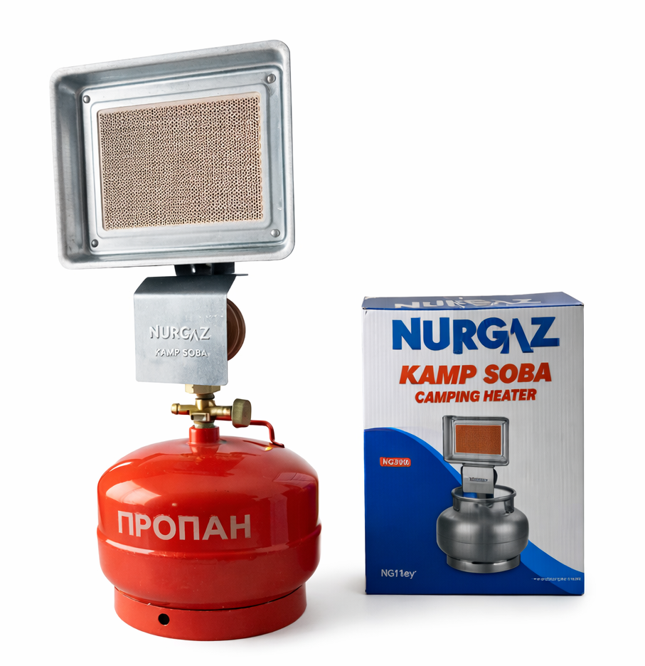 Газовый инфракрасный обогреватель NRG автономный с газовым баллоном 5 л (31844965)