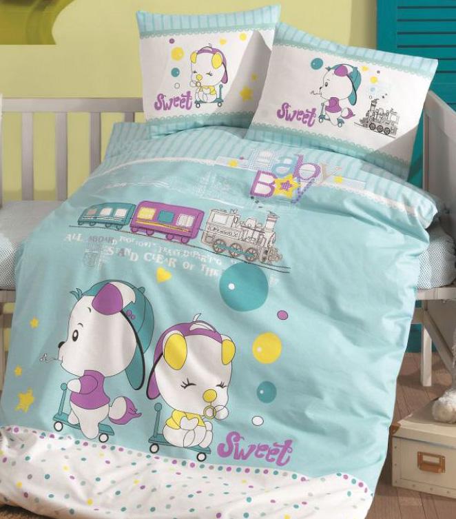 Комплект постельного белья BELIZZA для новорожденных Комплект постельного белья BELIZZA для новорожденных