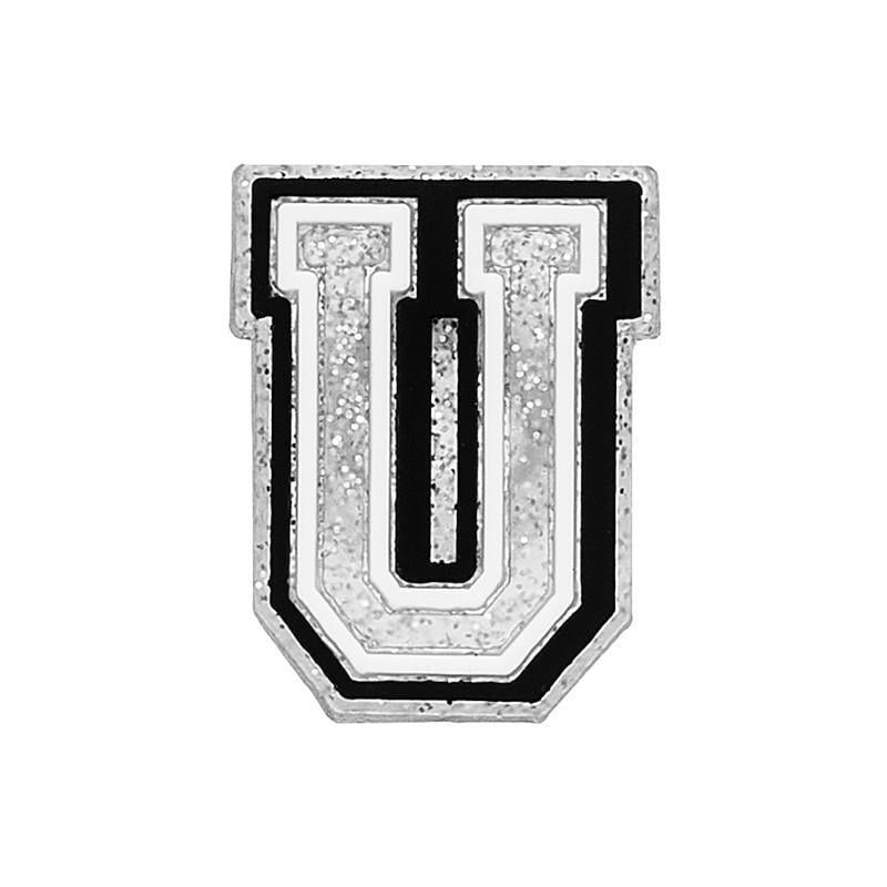 Джибитс для кроксов 5731 Буква U 1 шт. Серебристый (2087785399)