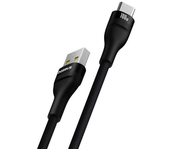 Кабель USB Data BASEUS Flash 2 USB to Type-C 100W 2 м Cluster Black - фото 6