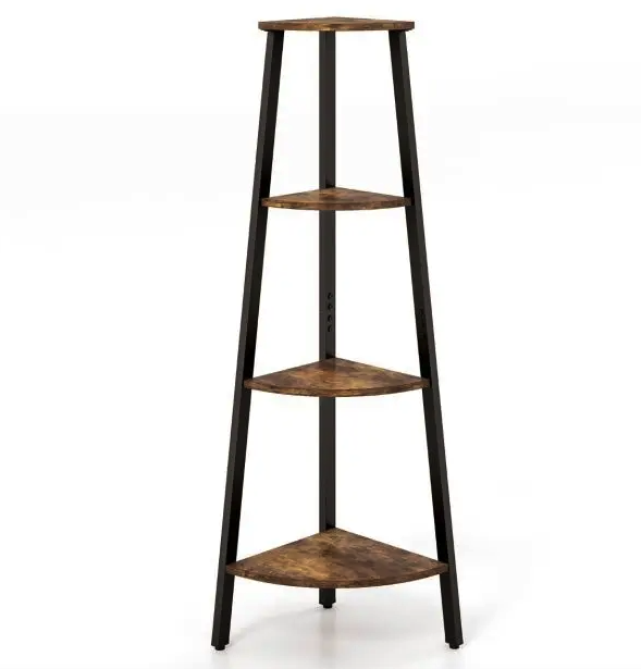 Этажёрка Costway Leo угловая в стиле Loft (4866) Этажёрка Costway Leo угловая в стиле Loft (4866)