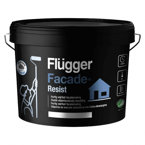 Краска латексная акриловая Flugger Facade Resist Base 4 9,1 л (2590707835)