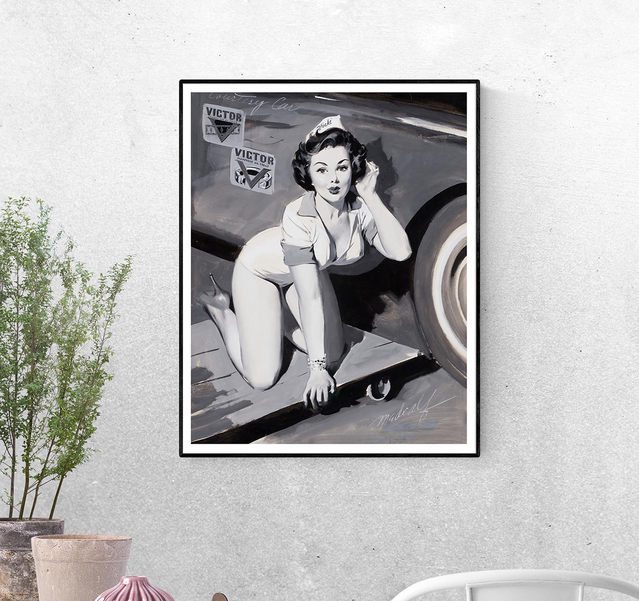 Постер Тюнинг авто. Билл Мэдкалф формат А-5 (pin_up2135003_Poster)