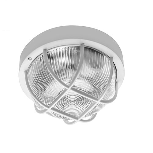 Светильник/корпус/плафон потолочный GTV Ibiza OS-IBKR060-00 круг с решеткой IP44 White (1310171298)