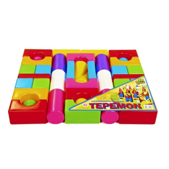 Конструктор-кубики MToys 08073 Теремок большой 39 деталей