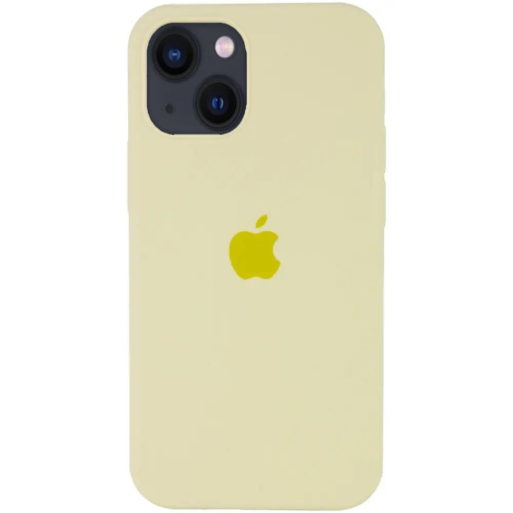 Силіконовий Чохол Накладка Silicone Case для iPhone 13 Mellow Yellow