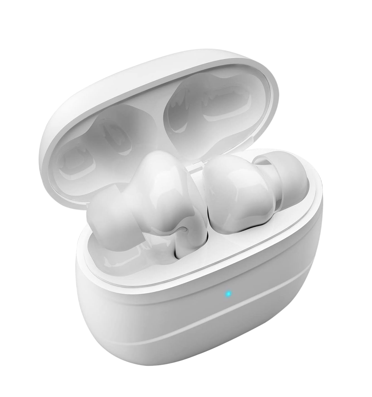 Наушники-вкладыши Bluetooth Coobetter беспроводные с мини-чехлом V5.0 Белый (1870519824)