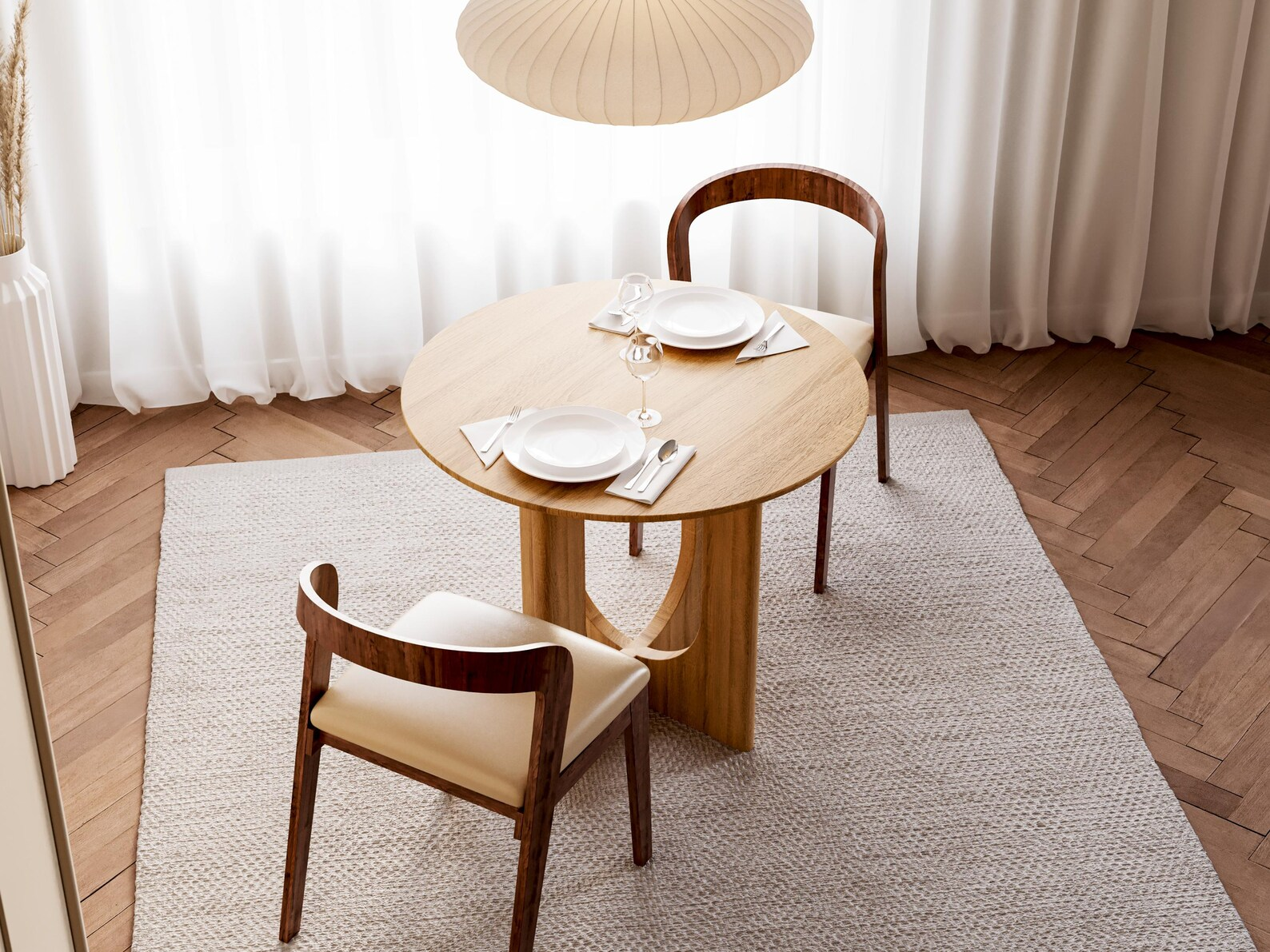 Стол обеденный Ben из массива дуба в современном стиле (2700947188)