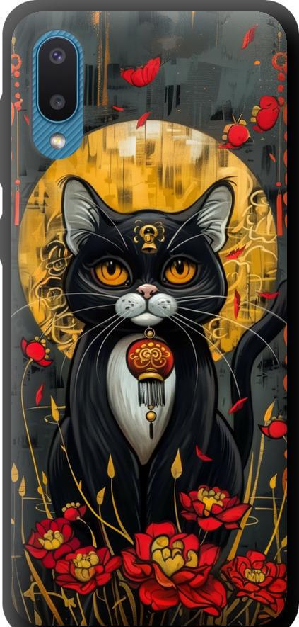 Чехол на Samsung Galaxy A02 A022G China Cat (6134b-2260-42517) Чехол на Samsung Galaxy A02 A022G China Cat (6134b-2260-42517)