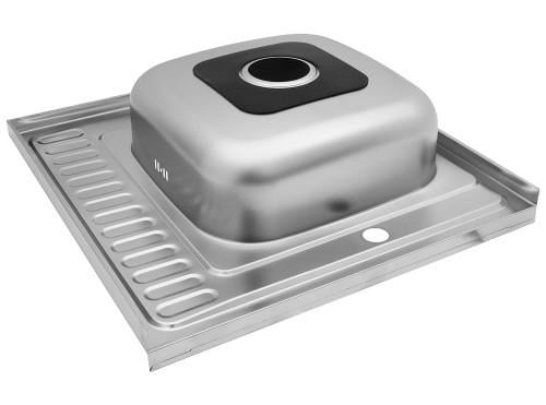 Тумба для кухни с мойкой 60х60 см правая чаша с сифоном Дуб Сонома - фото 11