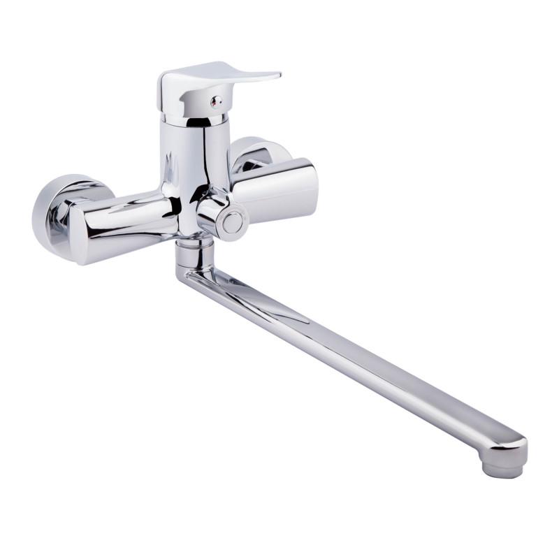 Смеситель для ванны настенный Q-tap Integra CRM 005 New QTINTCRM005NEW Хром (40402)