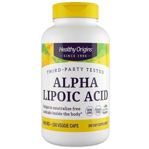Альфа-липоевая кислота Healthy Origins Alpha Lipoic Acid 600 мг 150 Caps Альфа-липоевая кислота Healthy Origins Alpha Lipoic Acid 600 мг 150 Caps