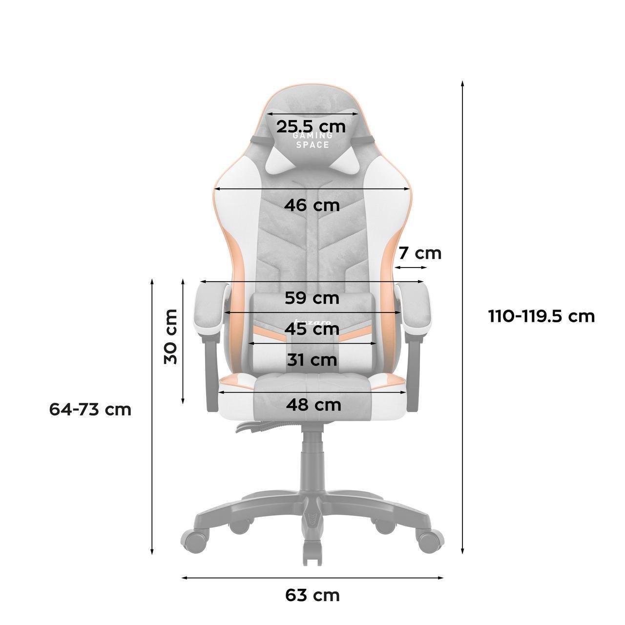 Комп'ютерне крісло Huzaro Force 2.7 тканина Grey (Force 2.7 Grey ) - фото 9 Комп'ютерне крісло Huzaro Force 2.7 тканина Grey (Force 2.7 Grey ) - фото 9