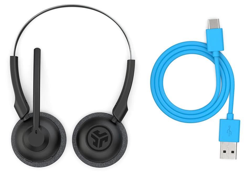 Навушники з мікрофоном Jlab Go Work Pop Black (IEUHBGWRKPOPRBLK4) - фото 3