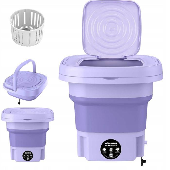 Машина пральна Mini Folding Washing Machine портативна складана 8 л (XE14Y) - фото 3