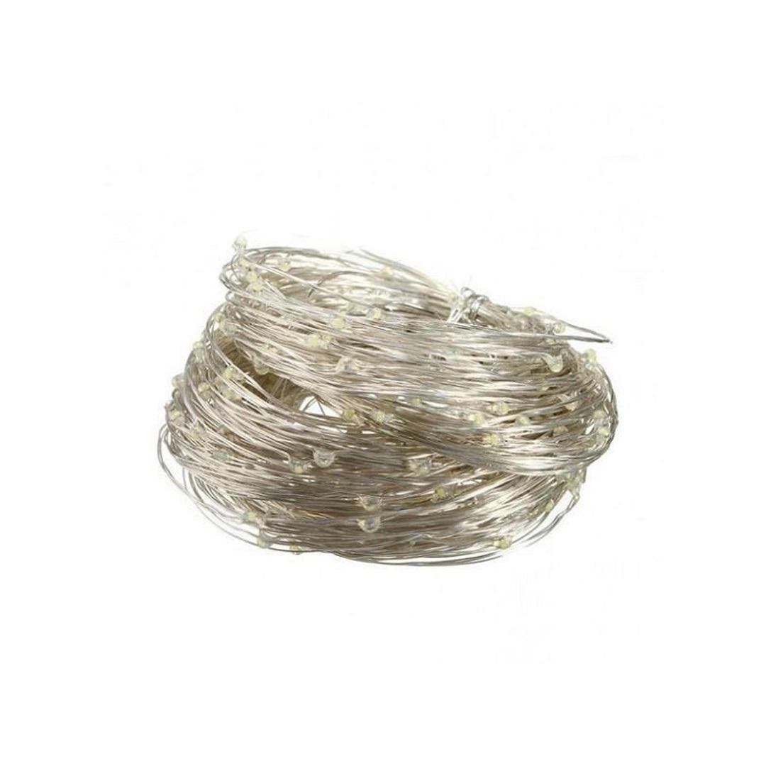 Гірлянда роса 30 LED ламп на батарейках з розумним контролером та трьома режимами світла 3 м Холодний білий (afec0a58)