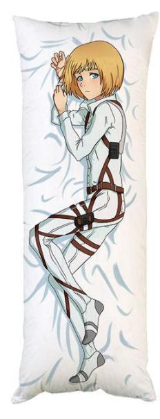 Подушка дакимакура Атака титанов Армин Арлерт декоративная ростовая для обнимания 40x100 см (1089457059)