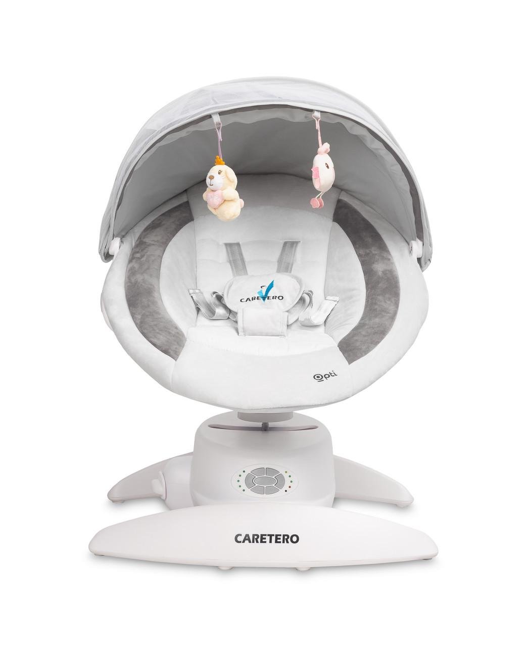 Гойдалка-шезлонг дитяча Caretero Opti Grey (2152587189) - фото 3 Гойдалка-шезлонг дитяча Caretero Opti Grey (2152587189) - фото 3