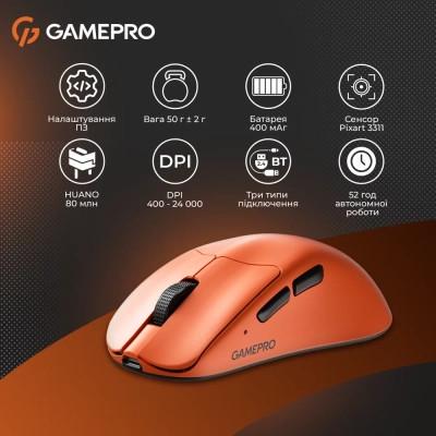 Компьютерная мышка GamePro Genesis Avenger Bluetooth/USB Orange (GM096O) - фото 7