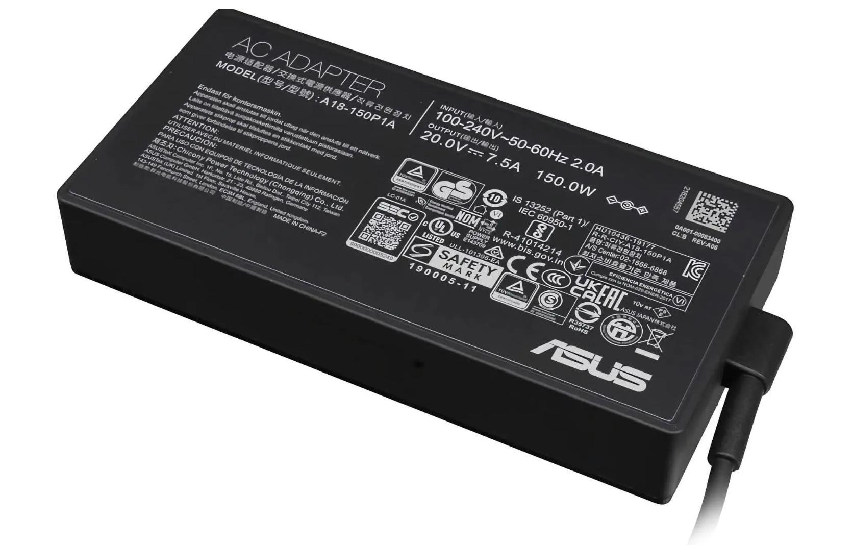 Блок питания для ноутбука Asus 150W 20V 7,5A 6x3,7 мм (03125) - фото 4