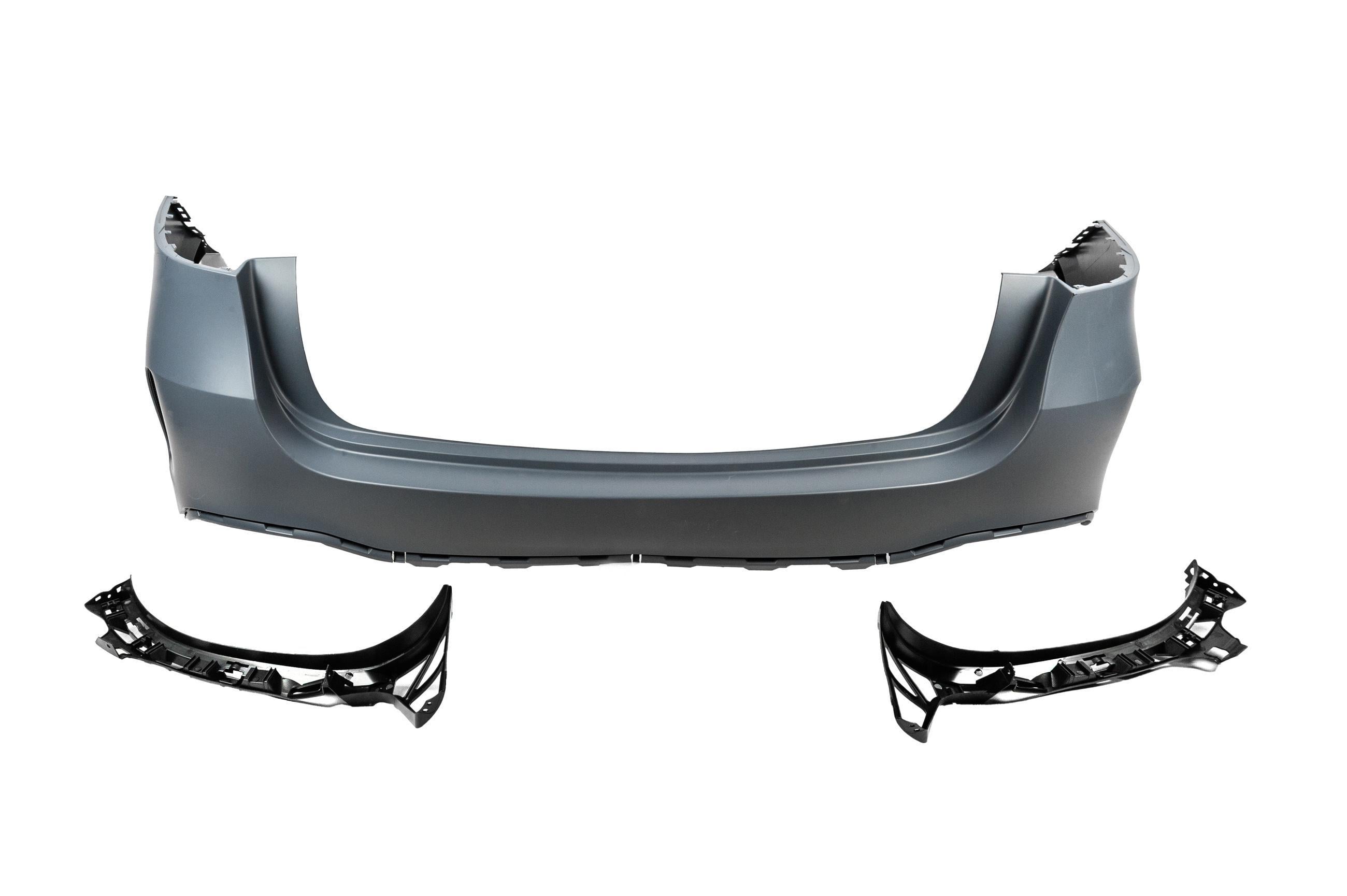 Бампер задний GBT AMG GLE63 для Mercedes GLE W167 2018- гг. пластик под покраску (151290)