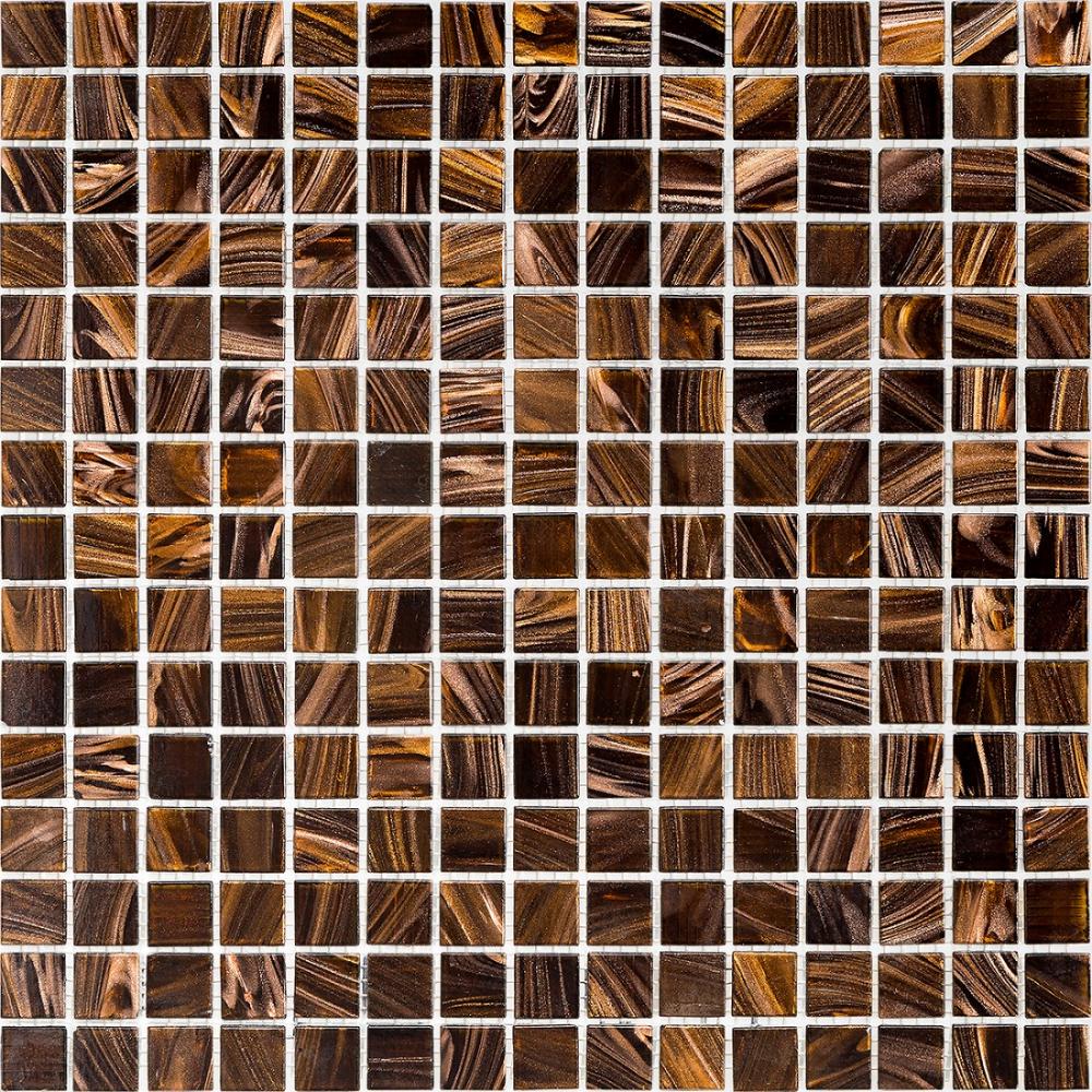 Мозаика стеклянная Mozaico De Lux K-Mos CBB004 Light Brown (001415)