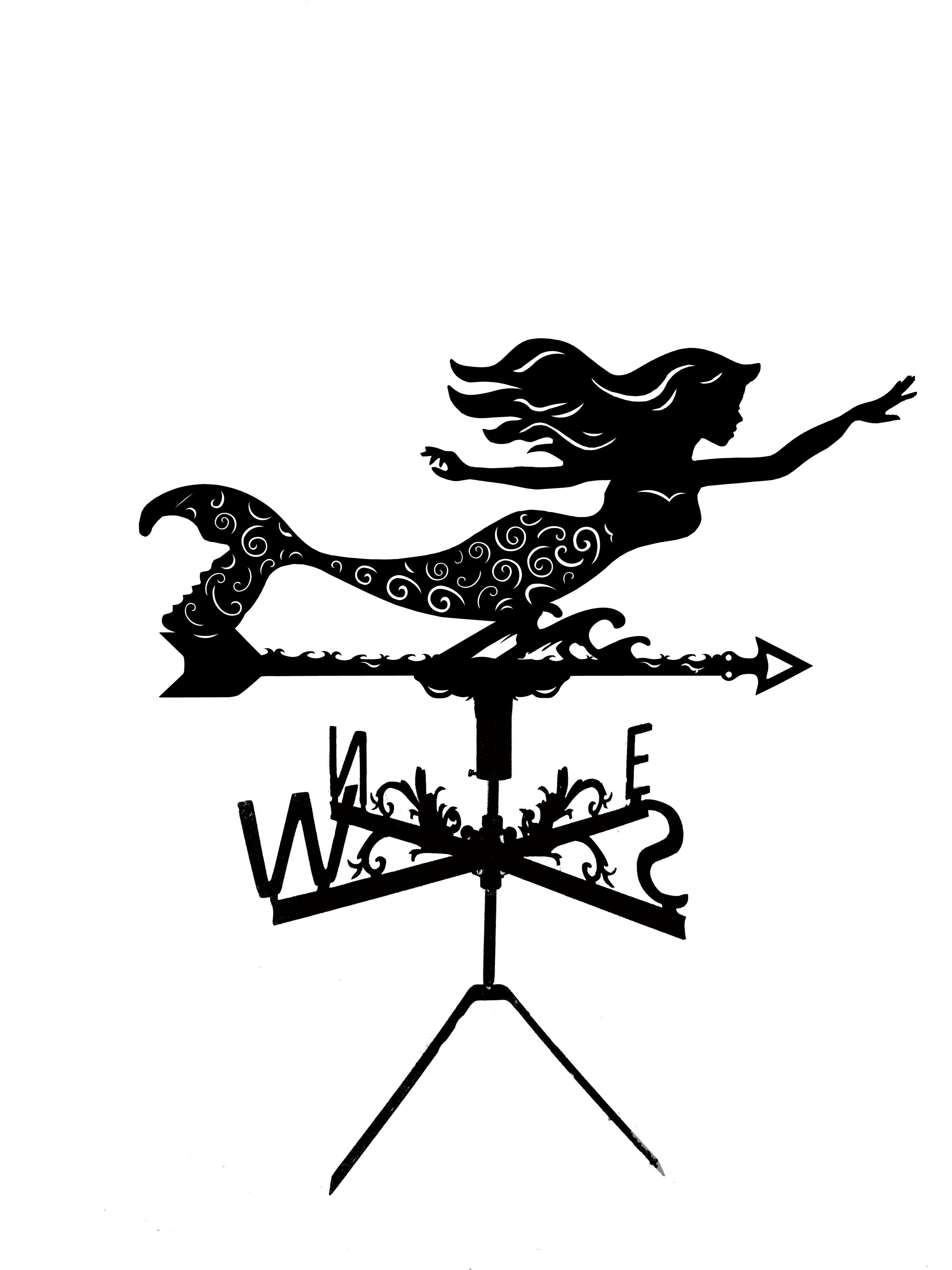 Флюгер на беседку/колодец Русалка (27476033)