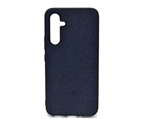 Чехол накладка New Textile leather саse для Samsung Galaxy A54 Синий