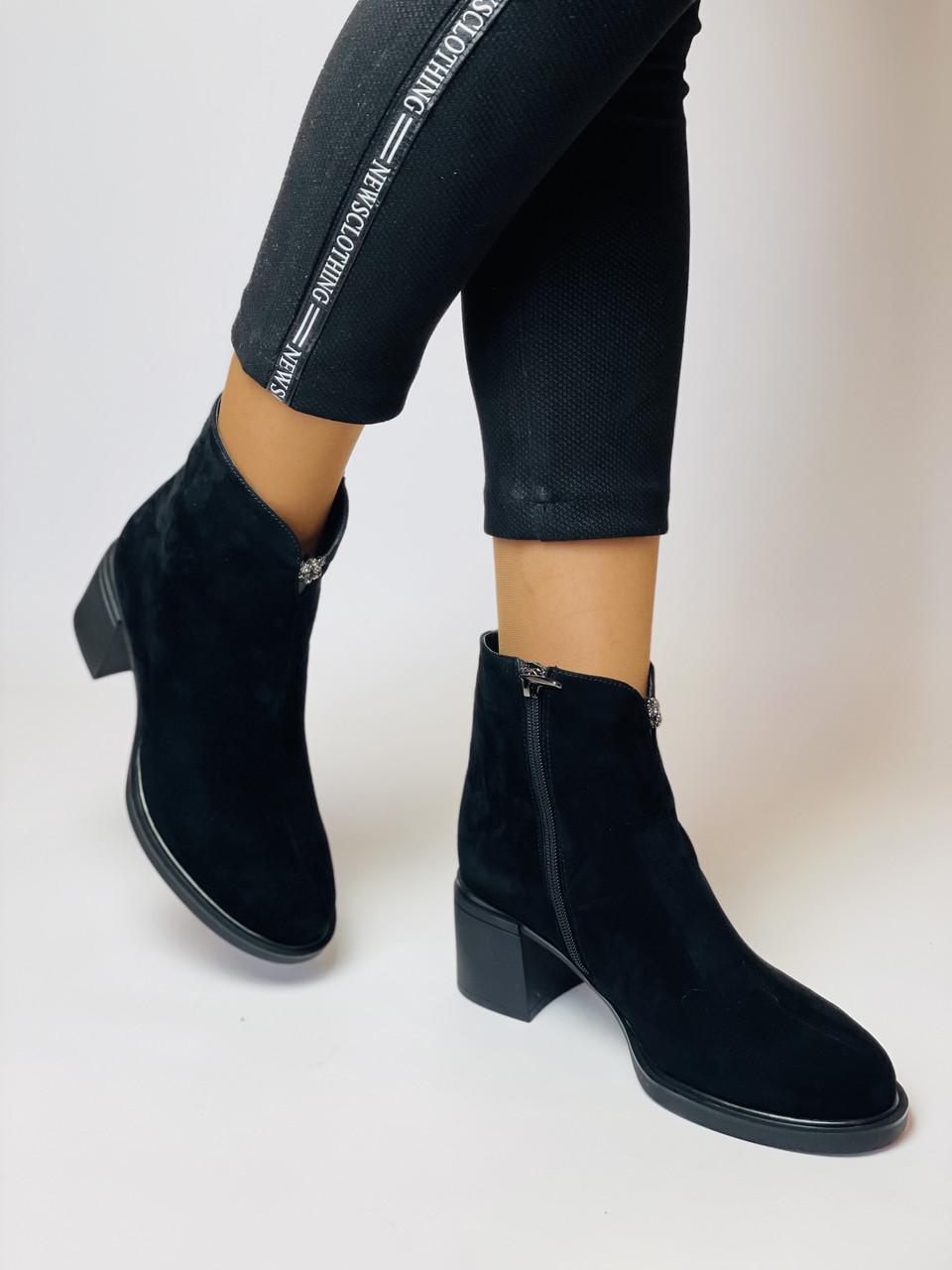 Ботильоны женские зимние Polann р. 36 23.5 см Черный (2715) - фото 3 Ботильоны женские зимние Polann р. 36 23.5 см Черный (2715) - фото 3