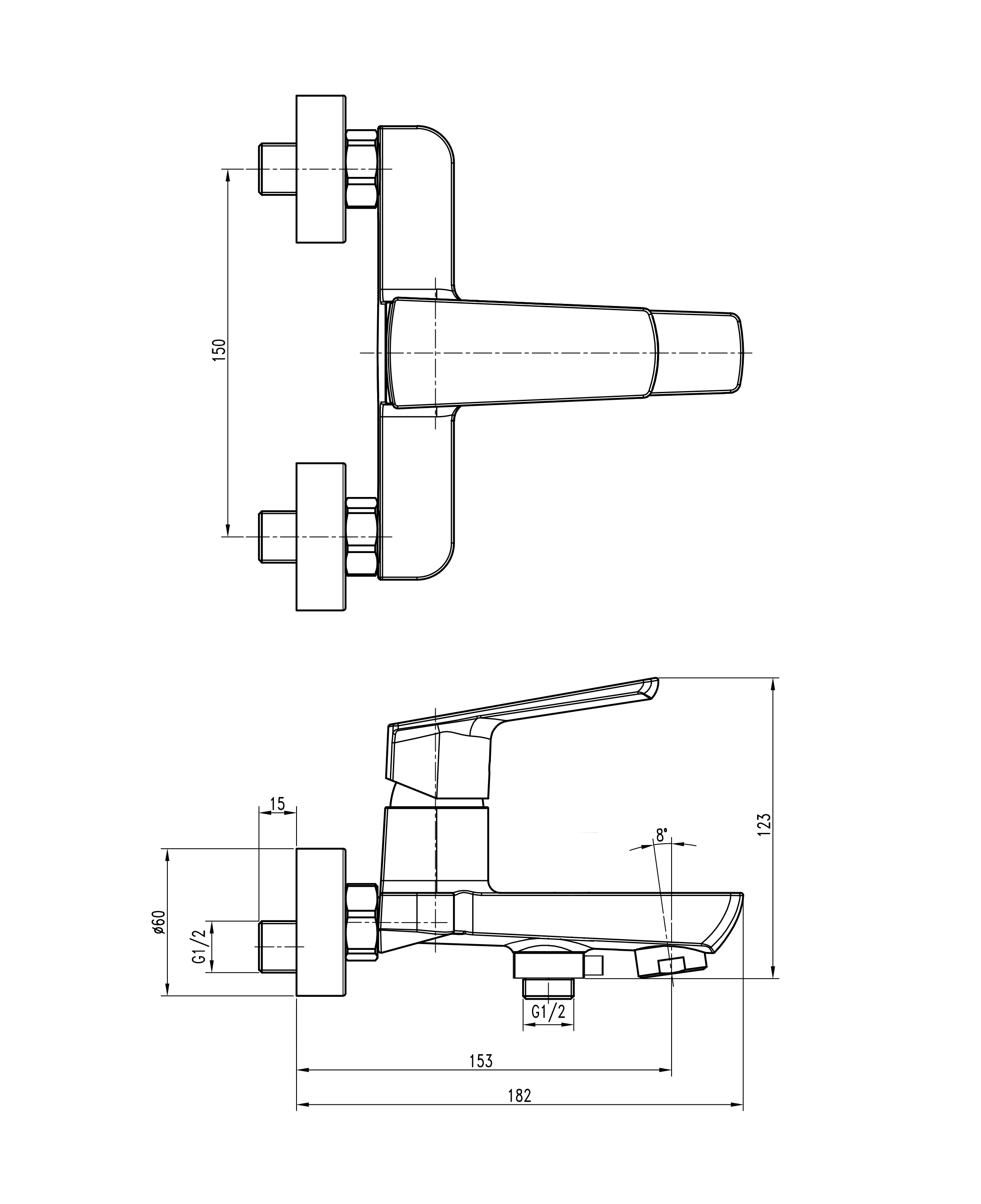 Змішувач для ванни Topaz LEXI TL21101A-H57-0 - фото 3