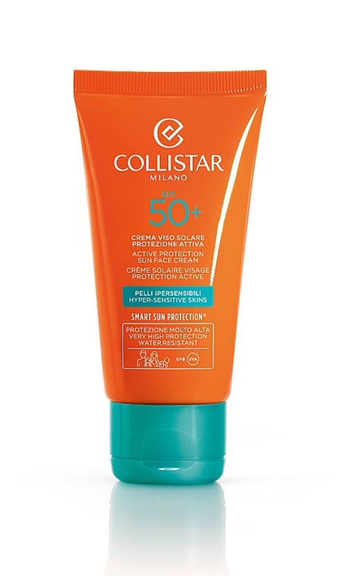 Сонцезахисний крем для чутливої шкіри Collistar CREMA SOLARE PROTEZIONE ATTIVA PELLI SENSIBILI SPF 50+ (16918) - фото 1