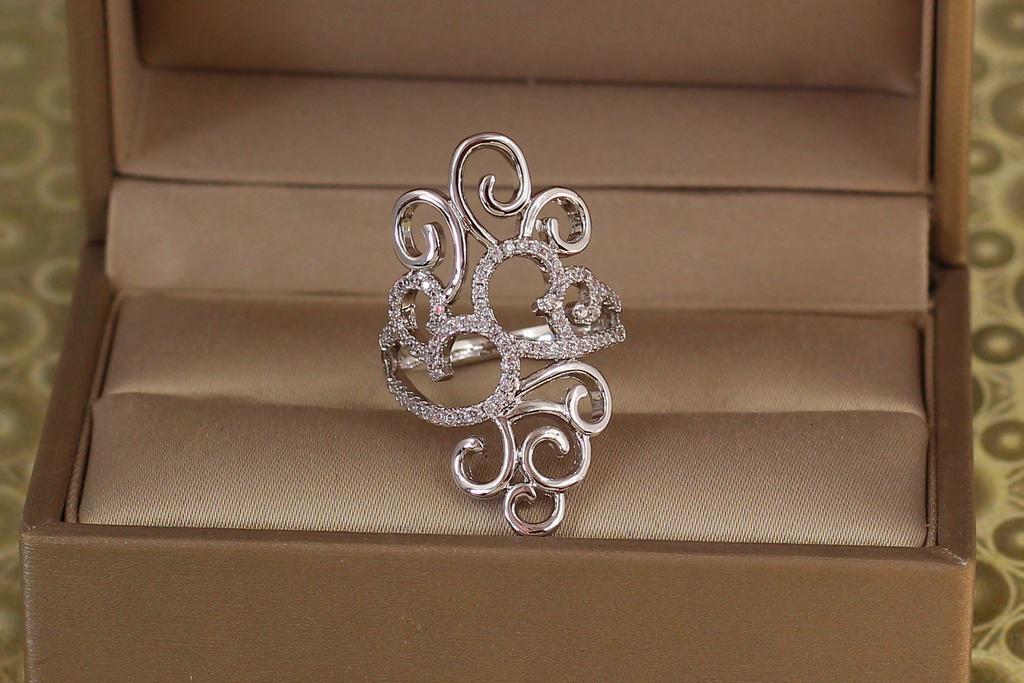 Кольцо Xuping Jewelry перстень плетение р. 17 Серебристый (1659336895)