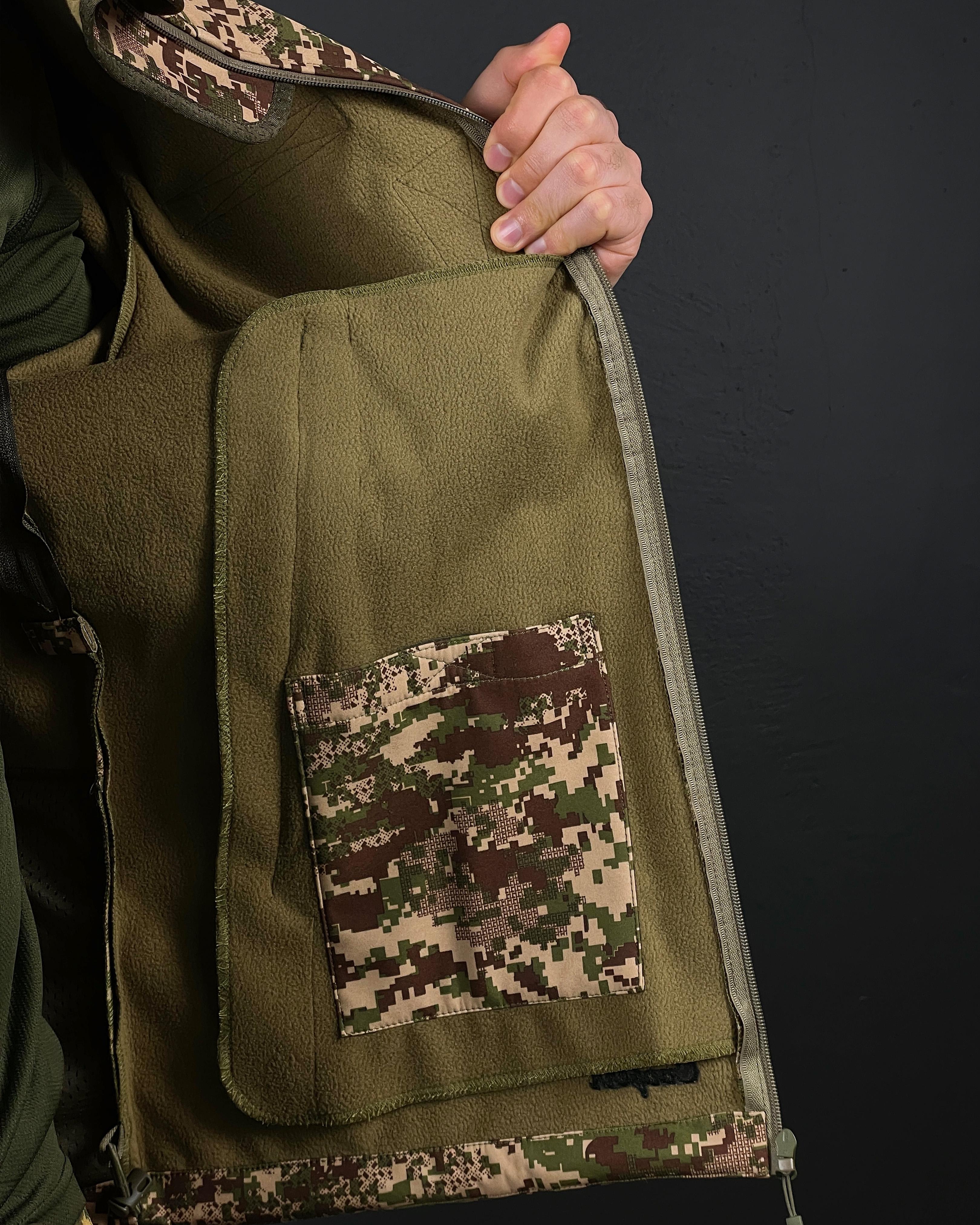 Куртка военная Cooperr Soft Shell II XS Хищник (KUR-1.6.5XL) - фото 10