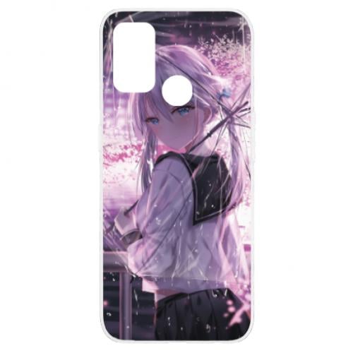 Чохол для Oppo A53/A32/A33 Anime girl and sakura