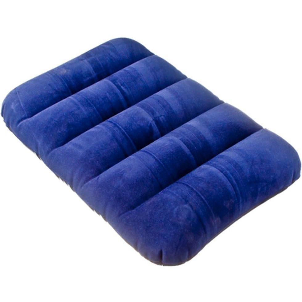 Надувная подушка прямоугольная Intex 43х28х9 см Синий (32308828)