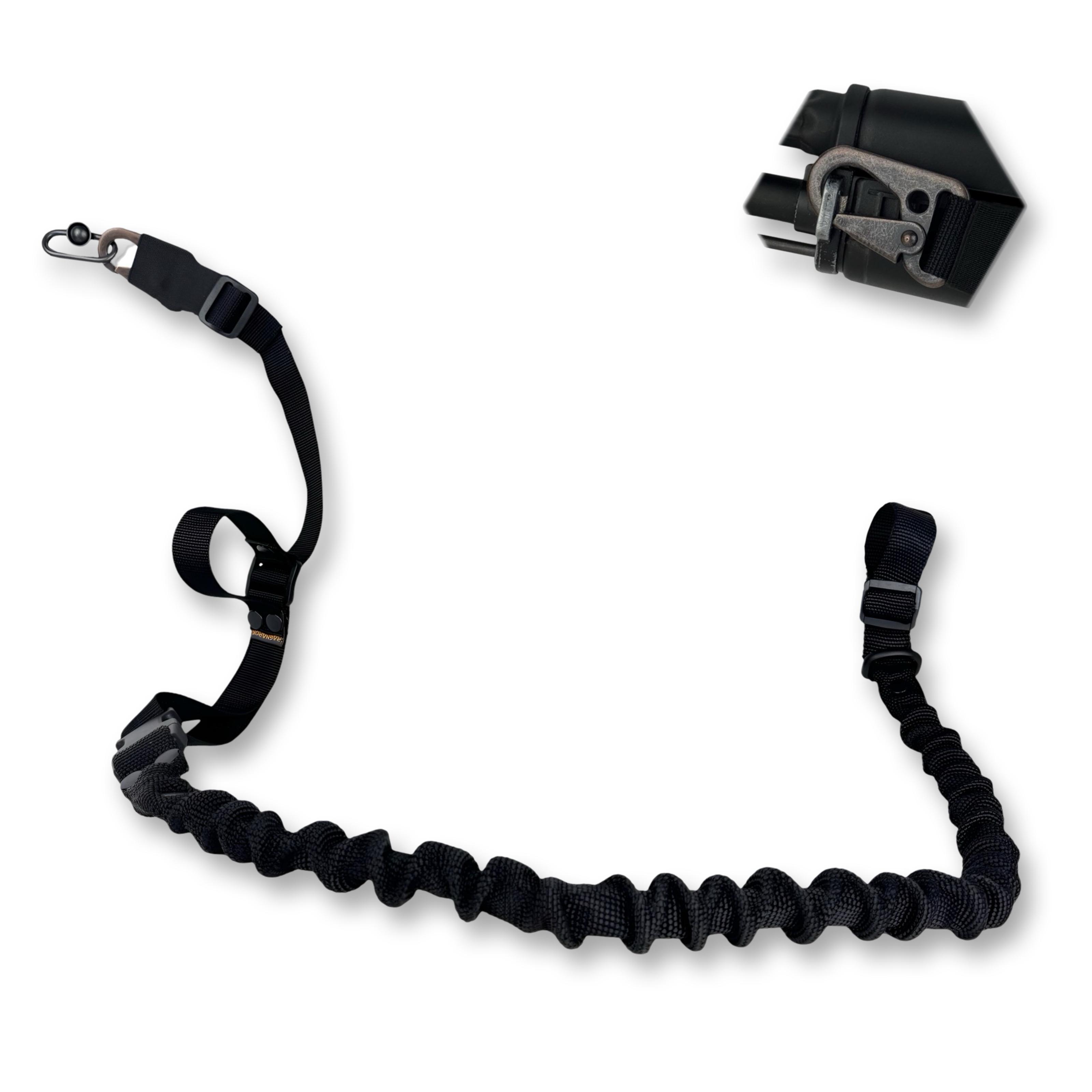 Ремінь для зброї одно/двоточковий еластичний Ragnarok FORSETI Чорний - фото 2