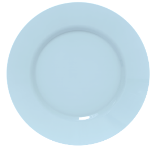 Тарілка Luminarc Plumi Paradise 19 см Синій (UG-V9223)