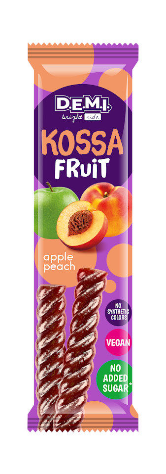 Пастила фруктова Kossa Fruit Персик 15 г (2603674575)