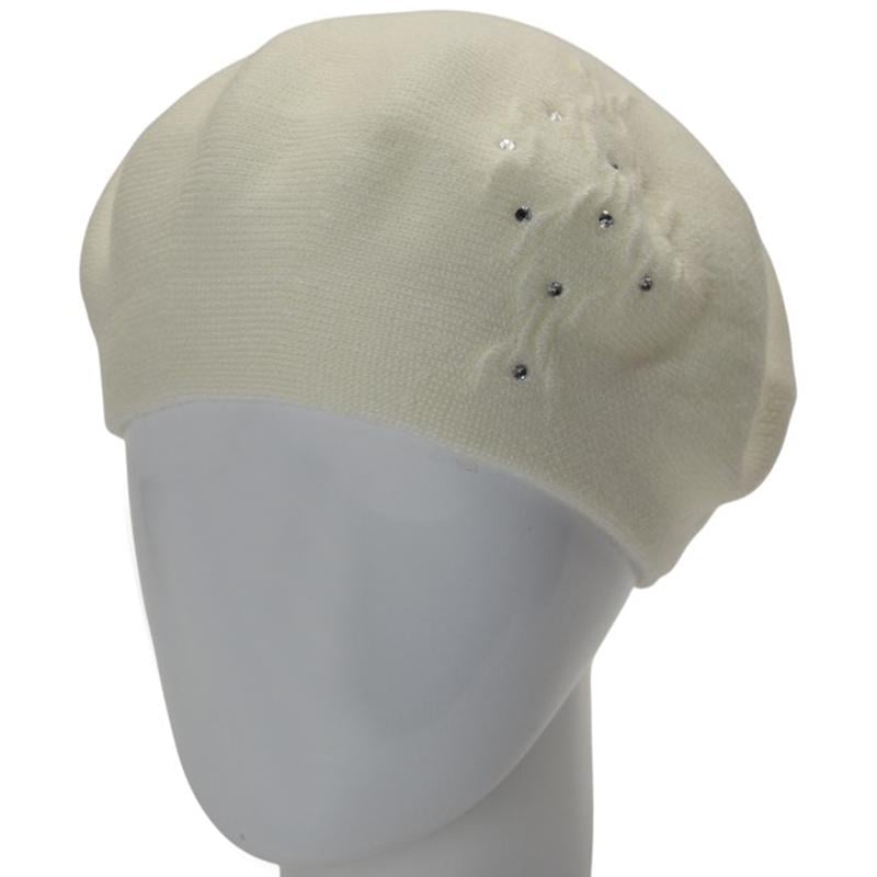 Берет женский Lirus ЛЕРА двойной тонкого вязания с узором one size Молочный (282701) - фото 1 Берет женский Lirus ЛЕРА двойной тонкого вязания с узором one size Молочный (282701) - фото 1